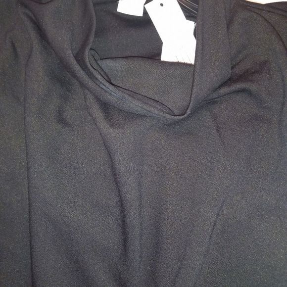 New With Tags Joan Vass Drape Front Dress - Picture 5 of 8